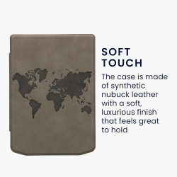 kwmobileÉtui Compatible avec Pocketbook Verse/Pro/Color/Vivlio Light/Light HD Coque - Étui à Rabat magnétique tabletteeReader Si