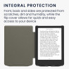 kwmobileÉtui Compatible avec Pocketbook Verse/Pro/Color/Vivlio Light/Light HD Coque - Étui à Rabat magnétique tabletteeReader Si