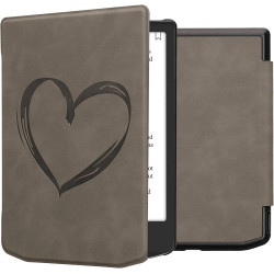 kwmobileÉtui Compatible avec Pocketbook Verse/Pro/Color/Vivlio Light/Light HD Coque - Étui à Rabat magnétique tabletteeReader Si