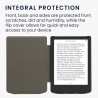 kwmobileÉtui Compatible avec Pocketbook Verse/Pro/Color/Vivlio Light/Light HD Coque - Étui à Rabat magnétique tabletteeReader Si