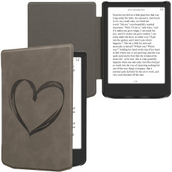 kwmobileÉtui Compatible avec Pocketbook Verse/Pro/Color/Vivlio Light/Light HD Coque - Étui à Rabat magnétique tabletteeReader Si