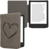 kwmobileÉtui Compatible avec Pocketbook Verse/Pro/Color/Vivlio Light/Light HD Coque - Étui à Rabat magnétique tabletteeReader Si