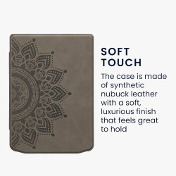 kwmobileÉtui Compatible avec Pocketbook Verse/Pro/Color/Vivlio Light/Light HD Coque - Étui à Rabat magnétique tabletteeReader Si