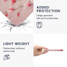 kwmobile Étui Compatible avec Kobo Libra 2 Coque - Étui à Rabat magnétique Tablette eReader Similicuir avec Sangle - Rose Clair-