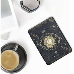 Kwmobile étui compatible avec amazon kindle paperblanc (2024)/colorsoft coque - étui à rabat magnétique tablette ereader similic