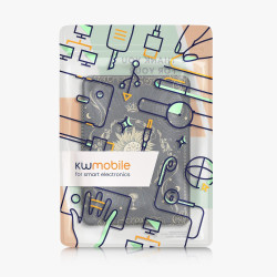 Kwmobile étui compatible avec amazon kindle paperblanc (2024)/colorsoft coque - étui à rabat magnétique tablette ereader similic