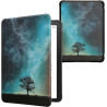 Kwmobile étui compatible avec amazon kindle paperblanc (2024)/colorsoft coque - étui à rabat magnétique tablette ereader similic