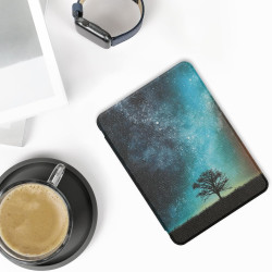 Kwmobile étui compatible avec amazon kindle paperblanc (2024)/colorsoft coque - étui à rabat magnétique tablette ereader similic