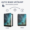 Kwmobile étui compatible avec amazon kindle paperblanc (2024)/colorsoft coque - étui à rabat magnétique tablette ereader similic