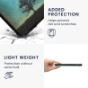 Kwmobile étui compatible avec amazon kindle paperblanc (2024)/colorsoft coque - étui à rabat magnétique tablette ereader similic