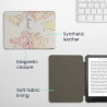 Kwmobile étui compatible avec amazon kindle paperblanc (2024)/colorsoft coque - étui à rabat magnétique tablette ereader similic