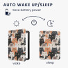 Kwmobile étui compatible avec amazon kindle paperblanc (2024)/colorsoft coque - étui à rabat magnétique tablette ereader similic