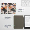 Kwmobile étui compatible avec amazon kindle paperblanc (2024)/colorsoft coque - étui à rabat magnétique tablette ereader similic