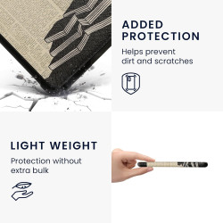 Kwmobile étui compatible avec amazon kindle paperblanc (2024)/colorsoft coque - étui à rabat magnétique tablette ereader similic
