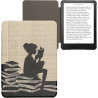 Kwmobile étui compatible avec amazon kindle paperblanc (2024)/colorsoft coque - étui à rabat magnétique tablette ereader similic