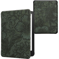 Kwmobile étui compatible avec amazon kindle paperblanc (2024)/colorsoft coque - étui à rabat magnétique tablette ereader similic