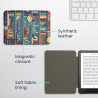 Kwmobile étui compatible avec amazon kindle paperblanc (2024)/colorsoft coque - étui à rabat magnétique tablette ereader similic