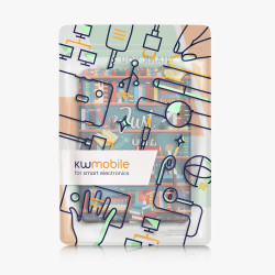 Kwmobile étui compatible avec amazon kindle paperblanc (2024)/colorsoft coque - étui à rabat magnétique tablette ereader similic