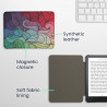 Kwmobile étui compatible avec amazon kindle paperblanc (2024)/colorsoft coque - étui à rabat magnétique tablette ereader similic