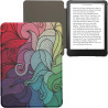 Kwmobile étui compatible avec amazon kindle paperblanc (2024)/colorsoft coque - étui à rabat magnétique tablette ereader similic