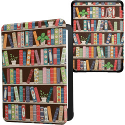 Kwmobile étui compatible avec amazon kindle paperblanc (2024)/colorsoft coque - étui à rabat magnétique tablette ereader similic