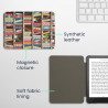 Kwmobile étui compatible avec amazon kindle paperblanc (2024)/colorsoft coque - étui à rabat magnétique tablette ereader similic