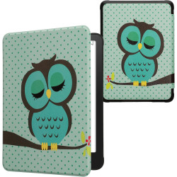 Kwmobile étui compatible avec amazon kindle paperblanc (2024)/colorsoft coque - étui à rabat magnétique tablette ereader similic