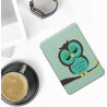 Kwmobile étui compatible avec amazon kindle paperblanc (2024)/colorsoft coque - étui à rabat magnétique tablette ereader similic