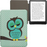 Kwmobile étui compatible avec amazon kindle paperblanc (2024)/colorsoft coque - étui à rabat magnétique tablette ereader similic