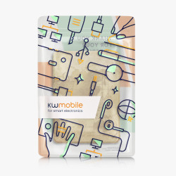 Kwmobile étui compatible avec amazon kindle paperblanc (2024)/colorsoft coque - étui à rabat magnétique tablette ereader similic