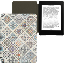 Kwmobile etui compatible avec kindle paperblanc 11e génération - étui à rabat magnétique tablette ereader similicuir pour kindle
