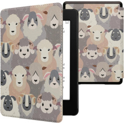 Kwmobile etui compatible avec kindle paperblanc 11e génération - étui à rabat magnétique tablette ereader similicuir pour kindle