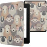 Kwmobile etui compatible avec kindle paperblanc 11e génération - étui à rabat magnétique tablette ereader similicuir pour kindle