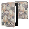 Kwmobile etui compatible avec kindle paperblanc 11e génération - étui à rabat magnétique tablette ereader similicuir pour kindle