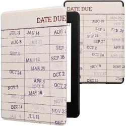 Kwmobile etui compatible avec kindle paperblanc 11e génération - étui à rabat magnétique tablette ereader similicuir pour kindle