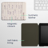 Kwmobile etui compatible avec kindle paperblanc 11e génération - étui à rabat magnétique tablette ereader similicuir pour kindle