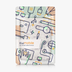 Kwmobile etui compatible avec kindle paperblanc 11e génération - étui à rabat magnétique tablette ereader similicuir pour kindle