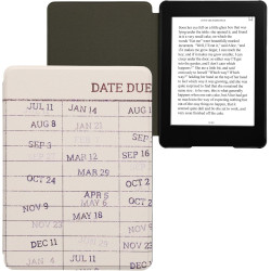 Kwmobile etui compatible avec kindle paperblanc 11e génération - étui à rabat magnétique tablette ereader similicuir pour kindle