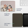 Kwmobile etui compatible avec kindle paperblanc 11e génération - étui à rabat magnétique tablette ereader similicuir pour kindle