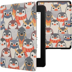 Kwmobile etui compatible avec kindle paperblanc 11e génération - étui à rabat magnétique tablette ereader similicuir pour kindle