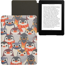 Kwmobile etui compatible avec kindle paperblanc 11e génération - étui à rabat magnétique tablette ereader similicuir pour kindle