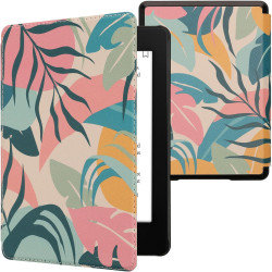 Kwmobile etui compatible avec kindle paperblanc 11e génération - étui à rabat magnétique tablette ereader similicuir pour kindle