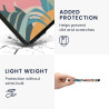 Kwmobile etui compatible avec kindle paperblanc 11e génération - étui à rabat magnétique tablette ereader similicuir pour kindle