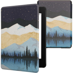 Kwmobile etui compatible avec kindle paperblanc 11e génération - étui à rabat magnétique tablette ereader similicuir pour kindle