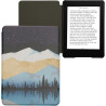 Kwmobile etui compatible avec kindle paperblanc 11e génération - étui à rabat magnétique tablette ereader similicuir pour kindle