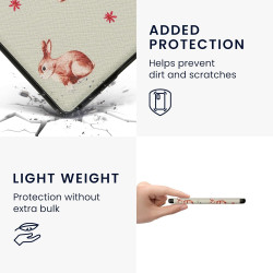 Kwmobile etui compatible avec kindle paperblanc 11e génération - étui à rabat magnétique tablette ereader similicuir pour kindle