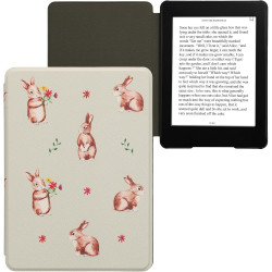Kwmobile etui compatible avec kindle paperblanc 11e génération - étui à rabat magnétique tablette ereader similicuir pour kindle