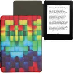 Kwmobile etui compatible avec kindle paperblanc 11e génération - étui à rabat magnétique tablette ereader similicuir pour kindle