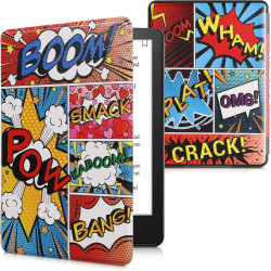 Kwmobile etui compatible avec kindle paperblanc 11e génération - étui à rabat magnétique tablette ereader similicuir pour kindle