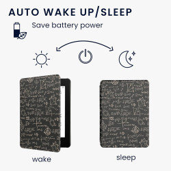 Kwmobile etui compatible avec kindle paperblanc 11e génération - étui à rabat magnétique tablette ereader similicuir pour kindle